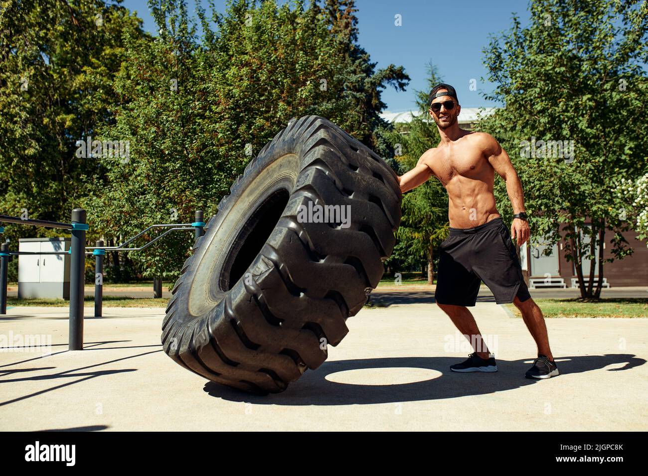 Big tires discount for working out