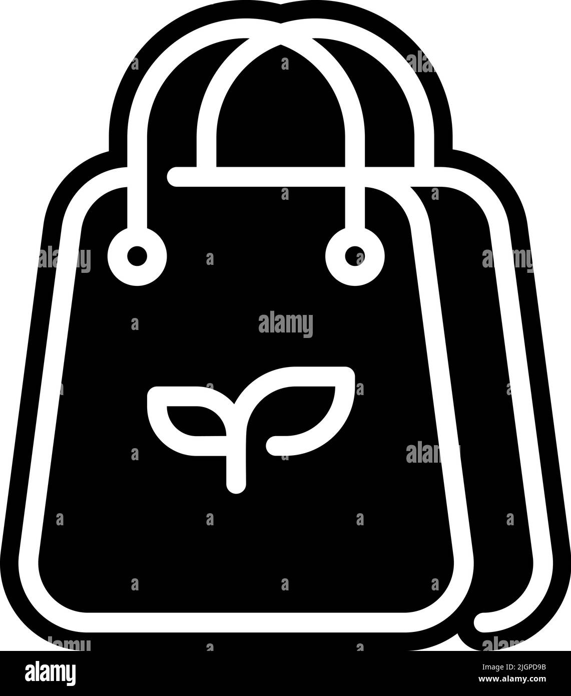 Ecology organic bag icon Stock Vector Image & Art - Alamy