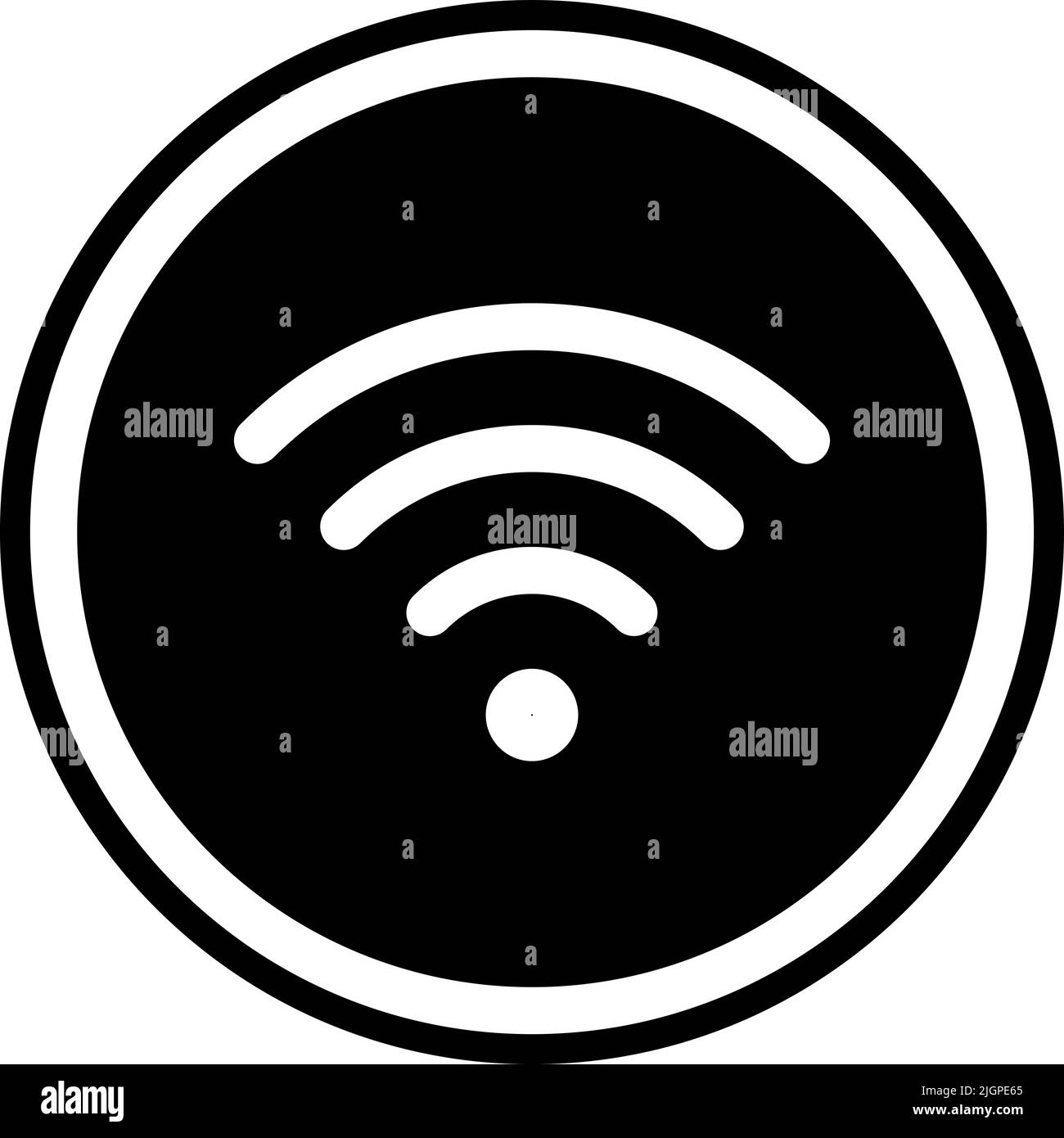 Essential element wifi icon . Stock Vector