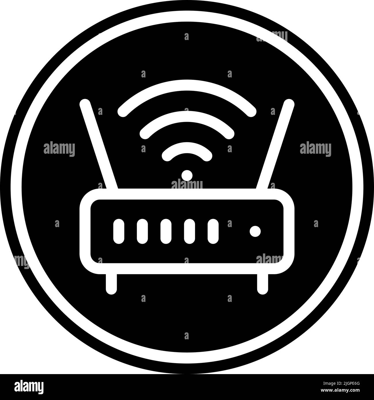 Electronics wifi router icon Stock Vector Image & Art Alamy