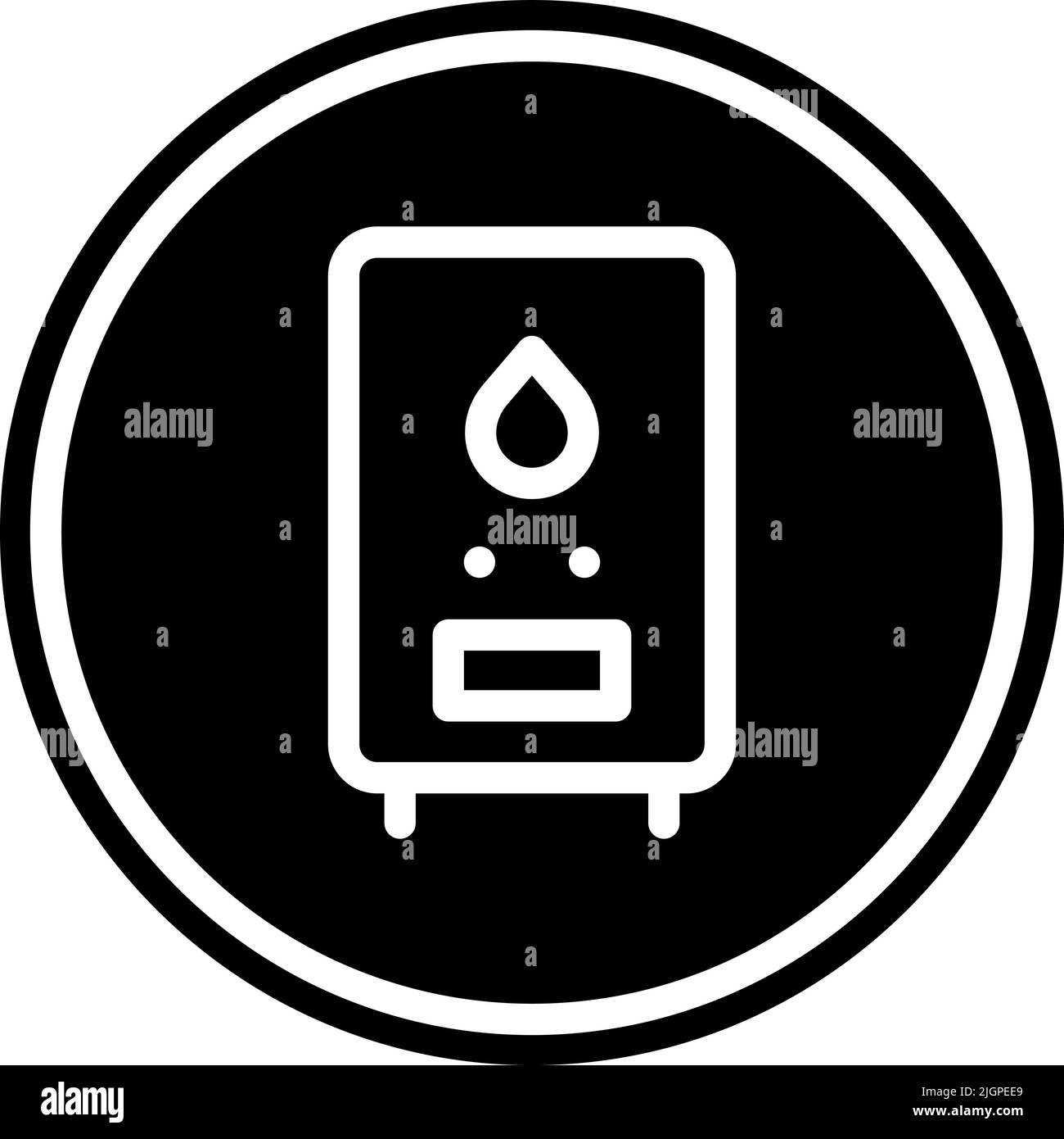Electric water heater Black and White Stock Photos & Images Alamy