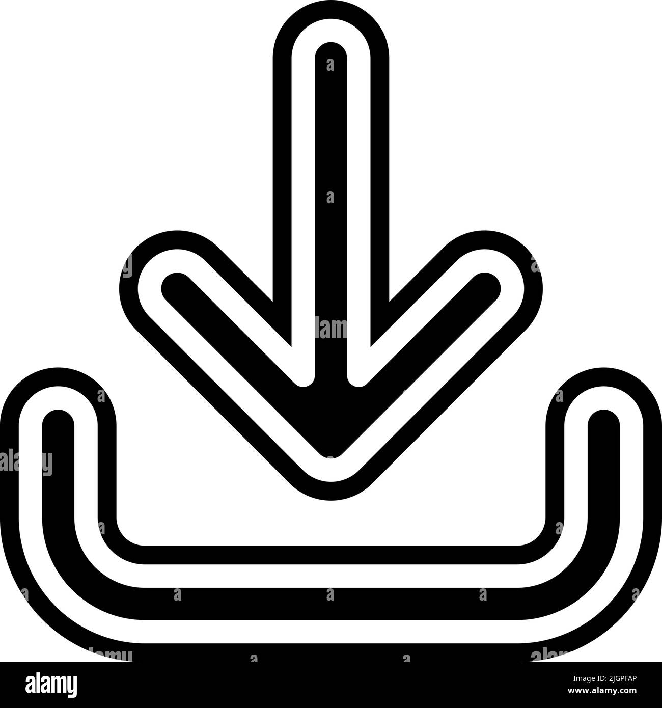 Files download icon Stock Vector Image & Art Alamy