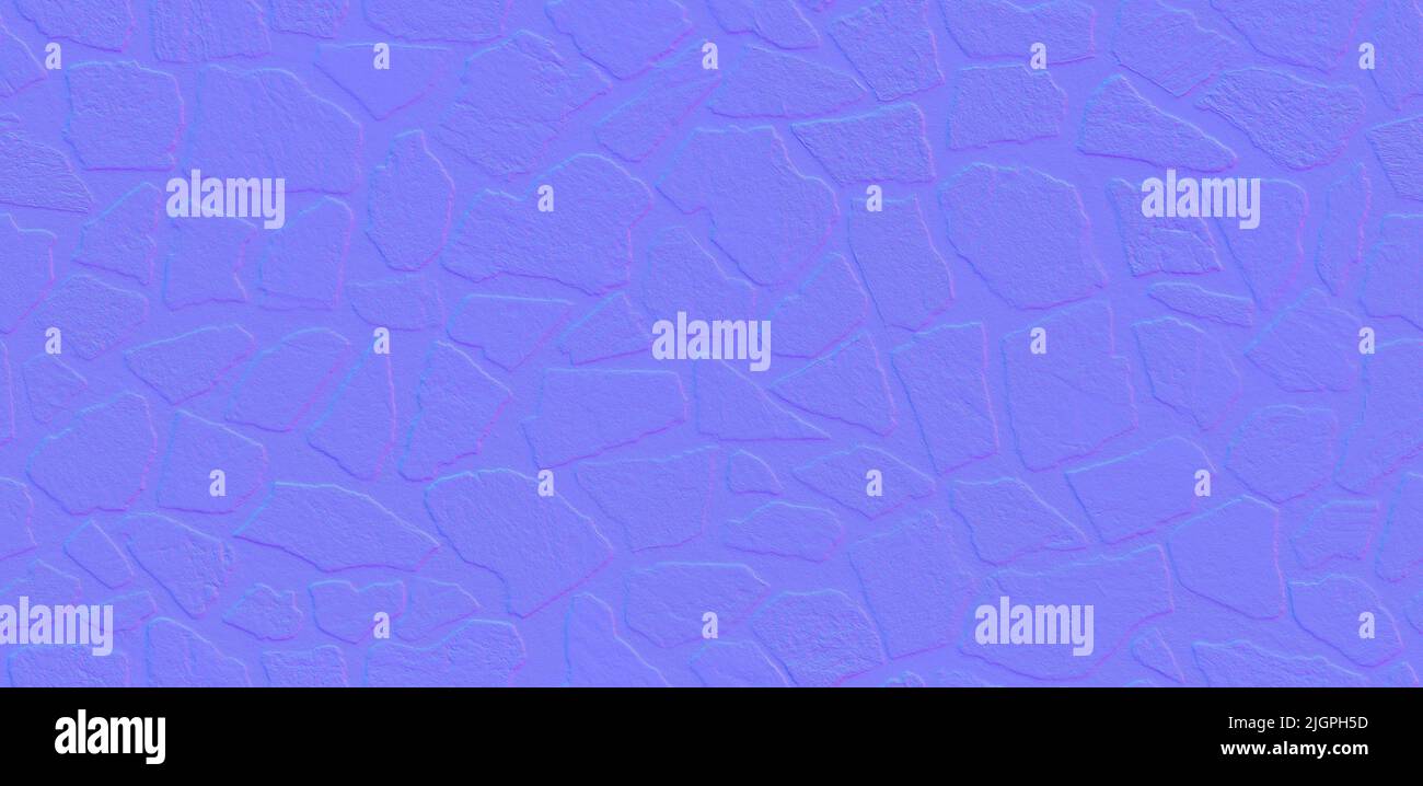 Normal map texture mapping Cobble stone Stock Photo - Alamy