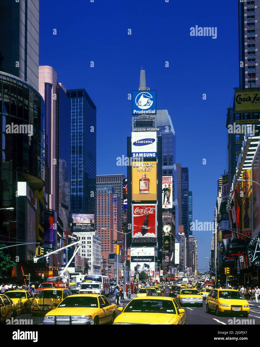 1998 HISTORICAL STREET SCENE TIMES SQUARE MANHATTAN NEW YORK CITY USA Stock  Photo - Alamy
