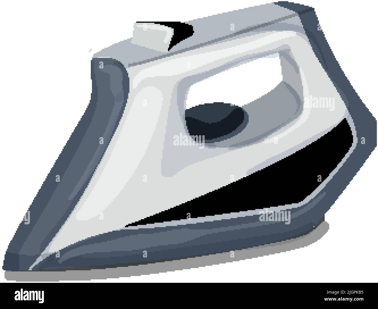 household iron laundry cartoon vector illustration Stock Vector Image ...
