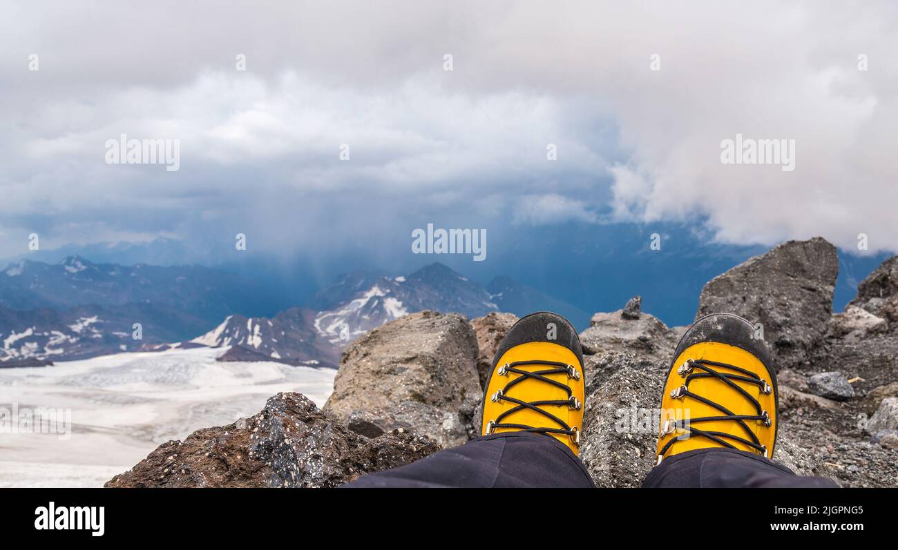 Plastic climbing boots hires stock photography and images Alamy