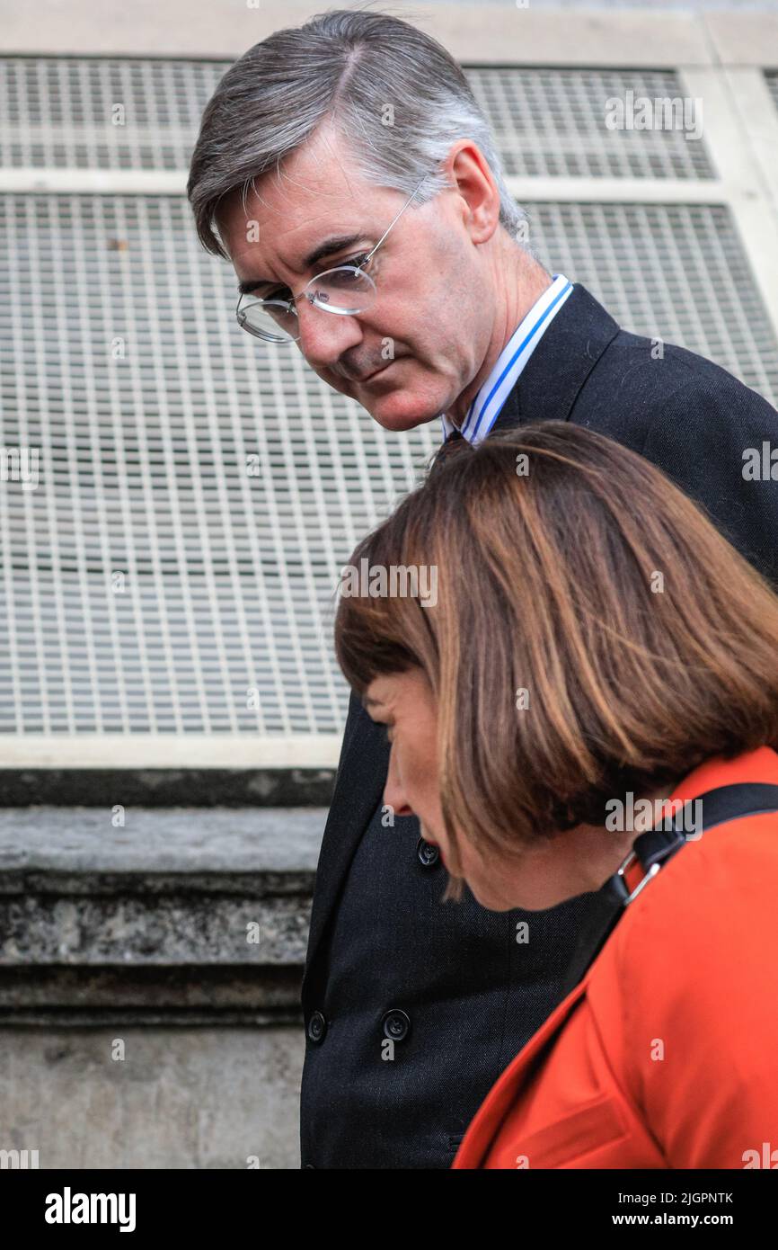 Mp Rees Morgan London, UK. 12th July, 2022. Jacob Rees-Mogg, MP, Minister of State ...