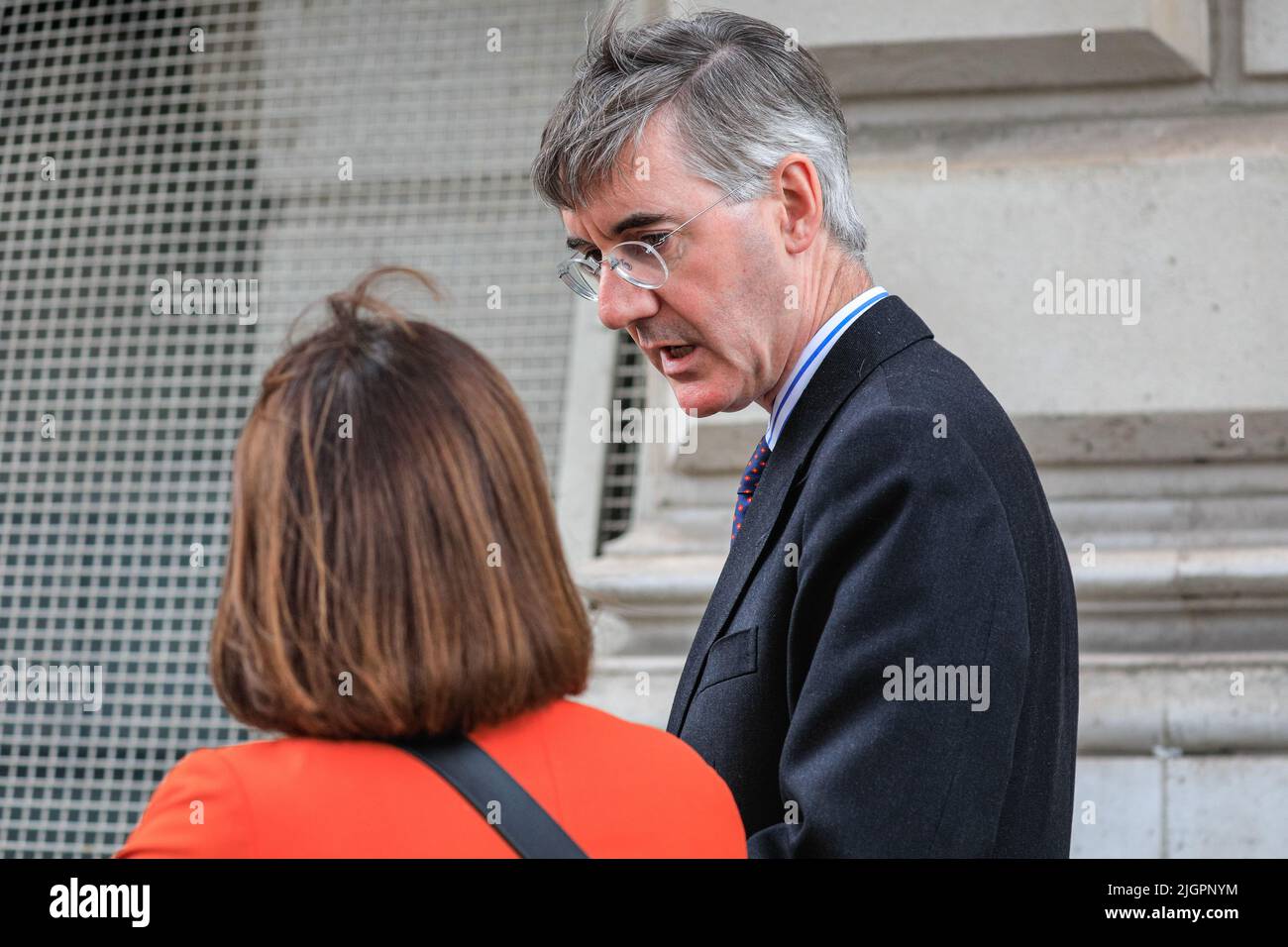 Mp Rees Morgan London, UK. 12th July, 2022. Jacob Rees-Mogg, MP, Minister of State ...