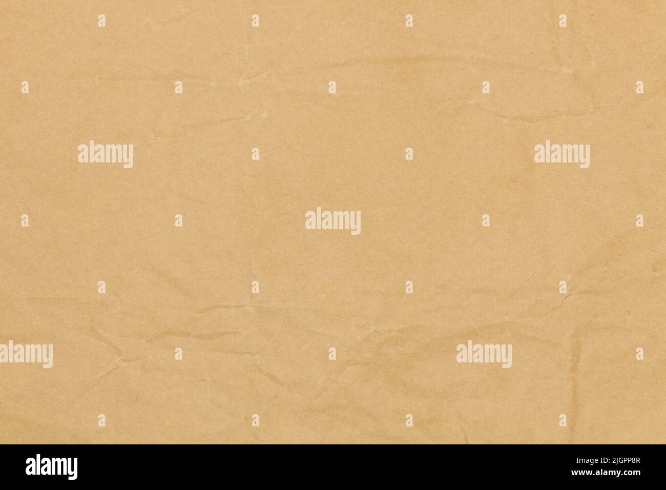 Beige paper texture. Abstract background. Smooth brown wrapping kraft paper. Copy space for text Stock Photo
