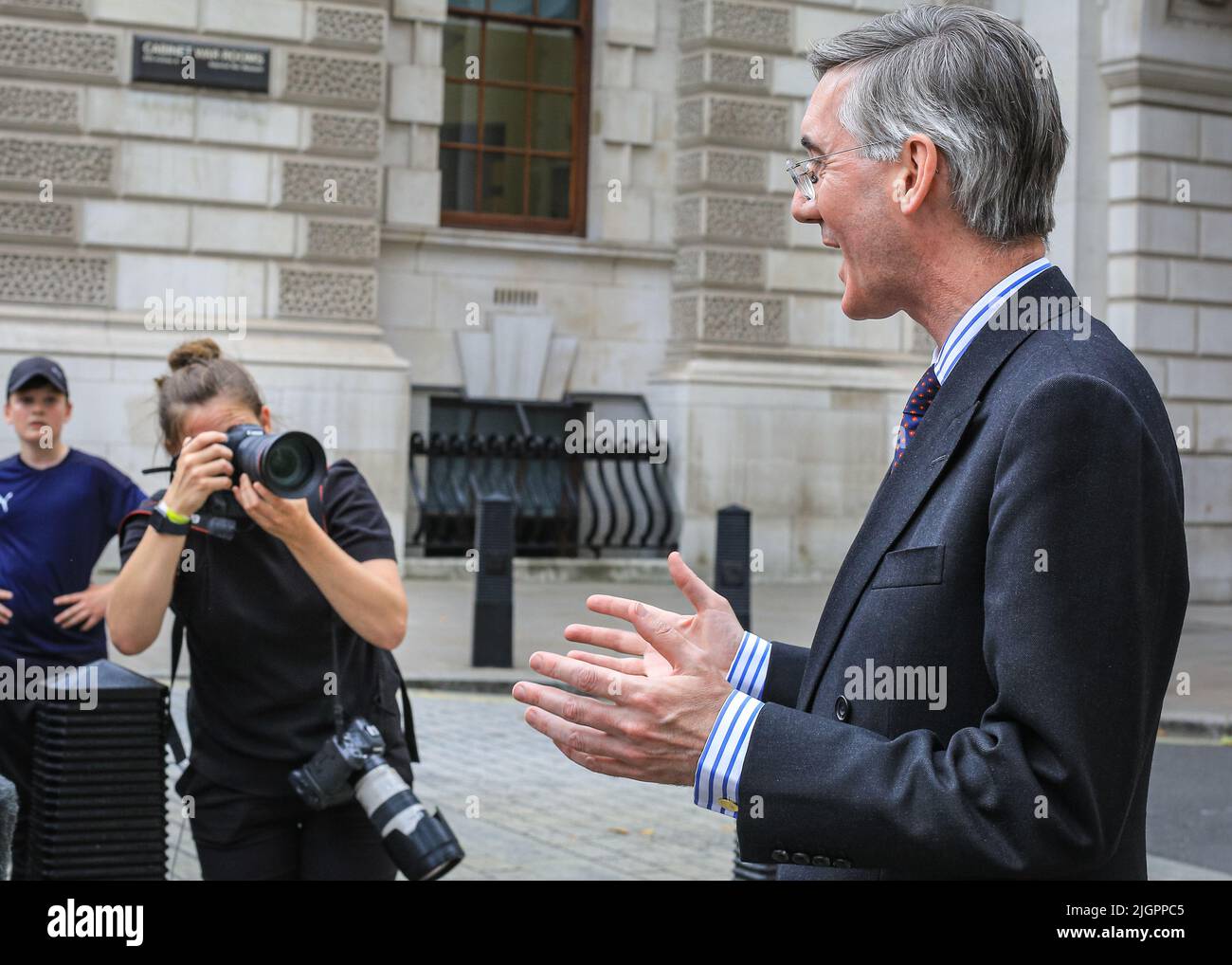Mp Rees Morgan London, UK. 12th July, 2022. Jacob Rees-Mogg, MP, Minister of State ...