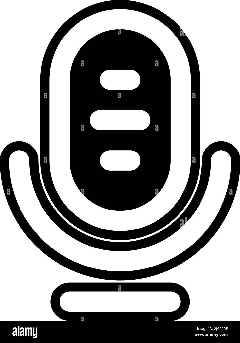 User interface concept microphone hi-res stock photography and images ...