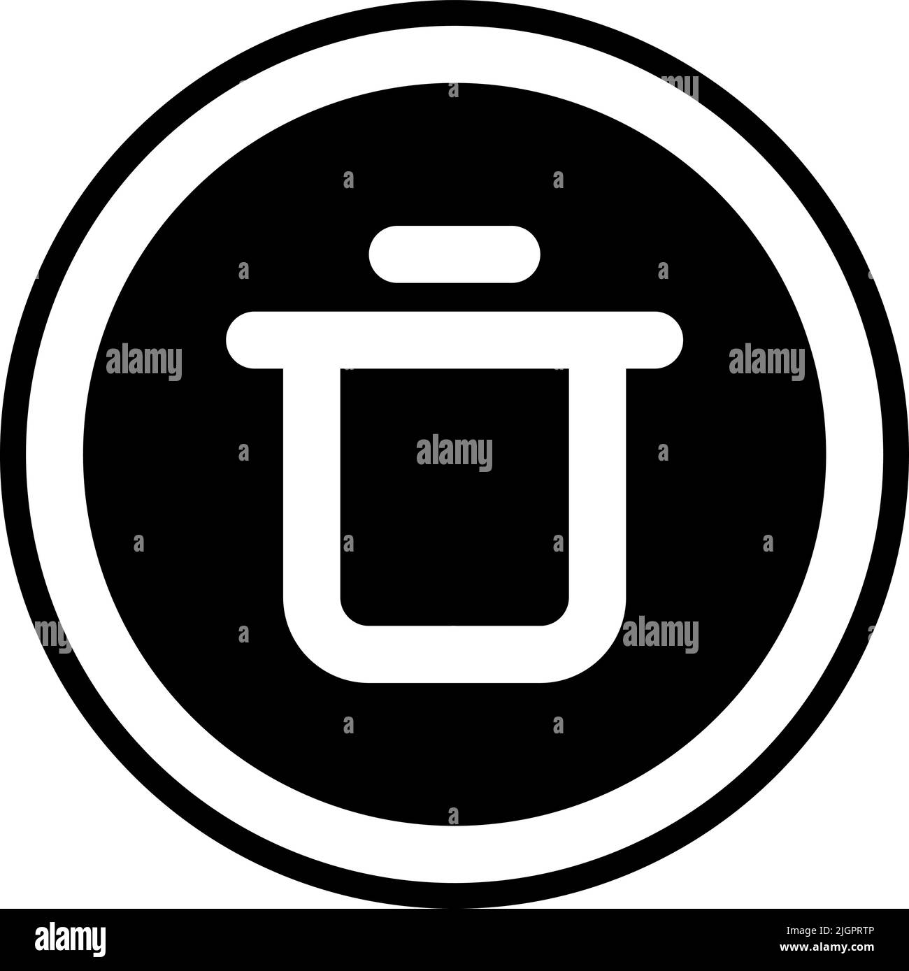 User interface trash icon Stock Vector Image & Art - Alamy