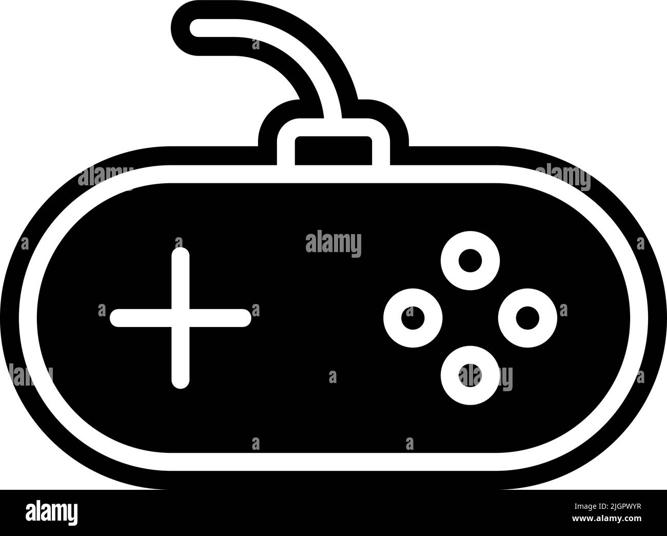 User interface gamepad icon . Stock Vector