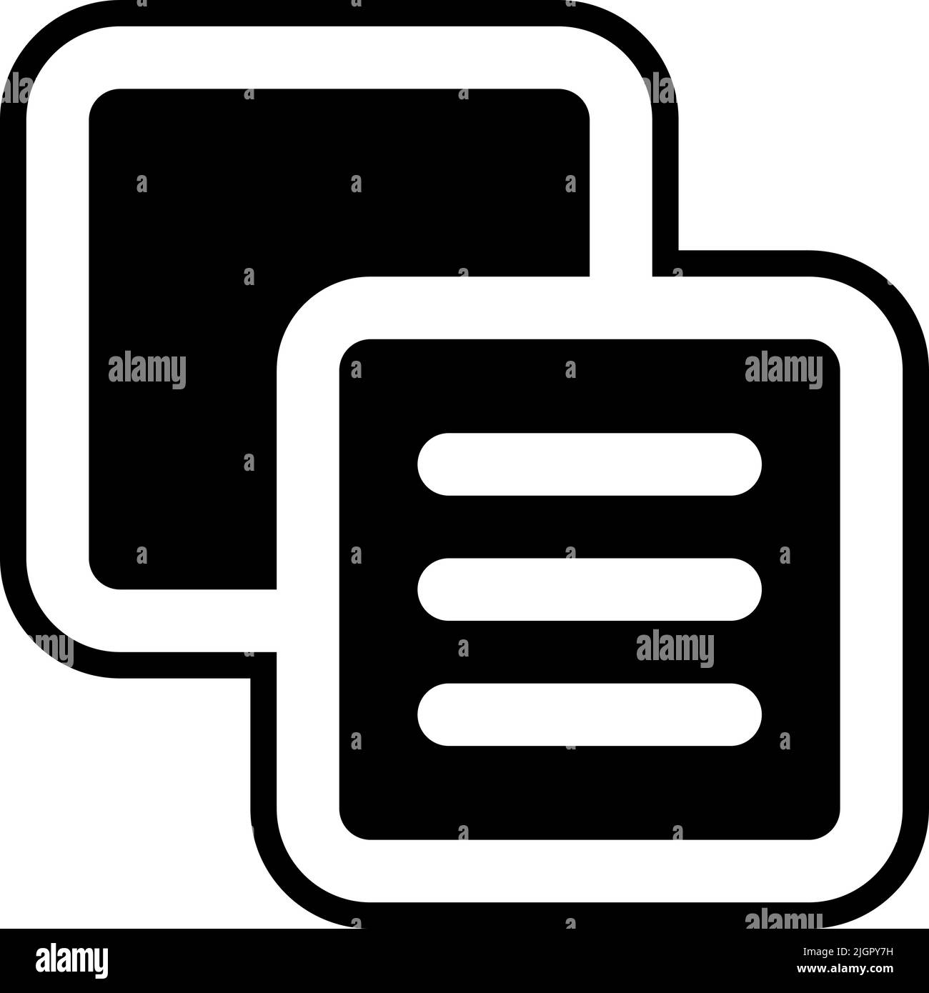 User interface copy icon Stock Vector Image & Art - Alamy