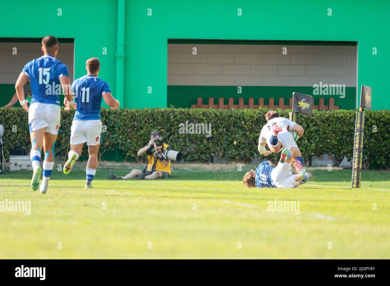Monigo stadium, Treviso, Italy, July 12, 2022, Iwan Stephens (England ...
