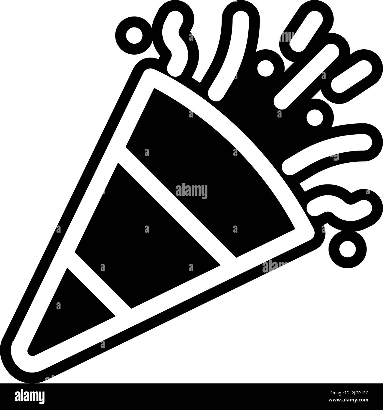 Wedding firework icon . Stock Vector