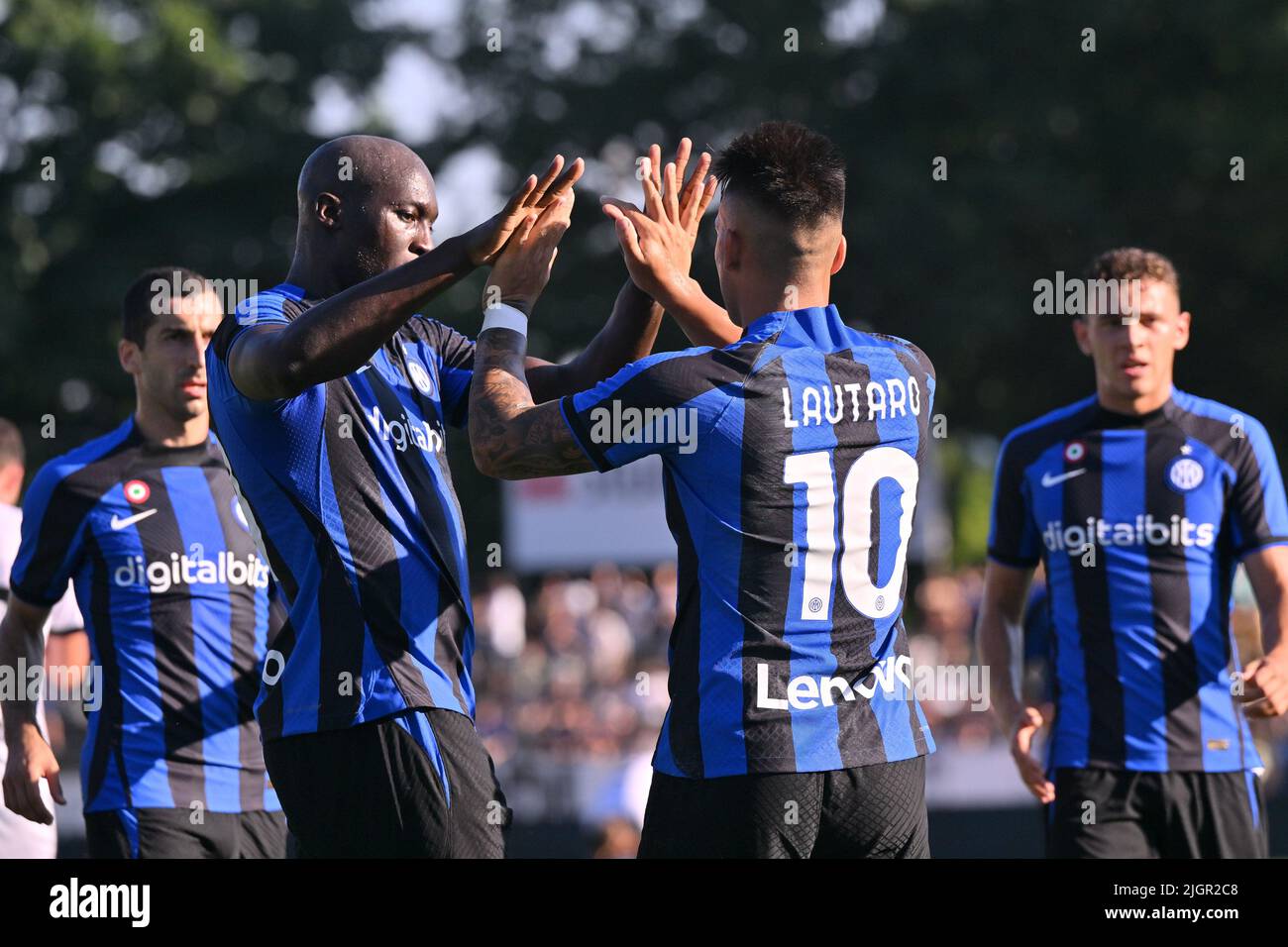 Lugano, Switzerland. 01st May, 2021. May 1st, 2021, Lugano, Stadio Comunale  Cornaredo, AXA Women's Super League: FC Lugano Femminile - FC Luzern, FC  Lugano players let the fans celebrate. In the picture from left: Erika  Vigano, Mathilda Andreoli