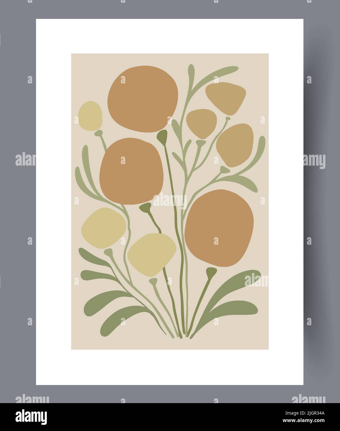 Printable wall art vector poster set vector Stock Vector Image & Art ...