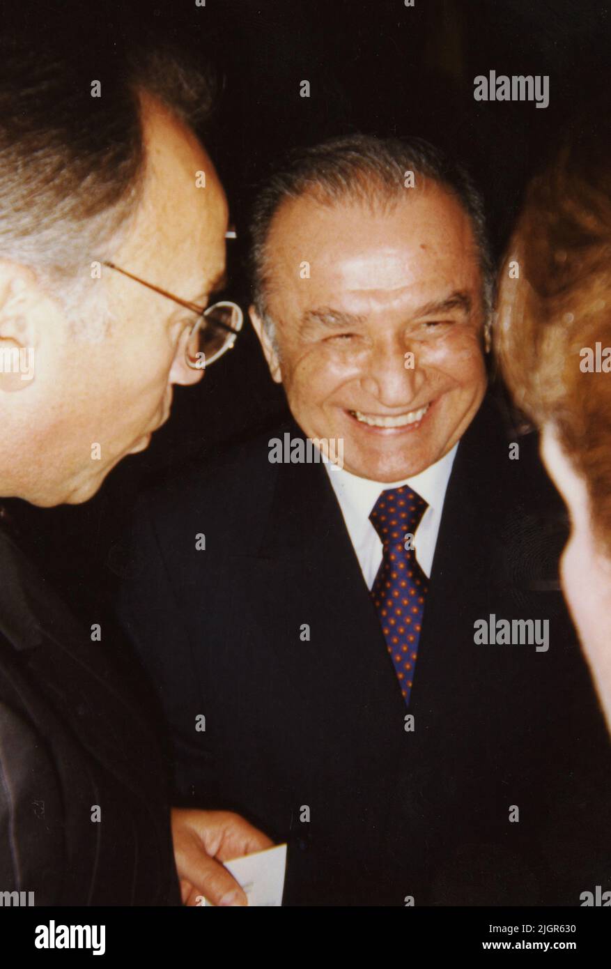 Romanian president Ion Iliescu, approx. 1996 Stock Photo