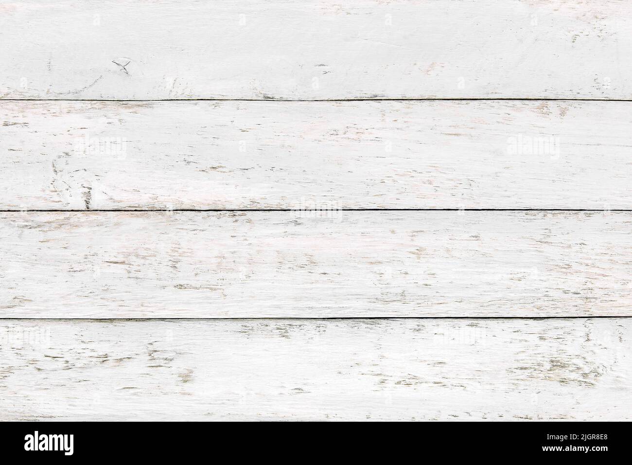 White Washed Wooden Background. Distressed Weathered Wood Texture Stock Photo