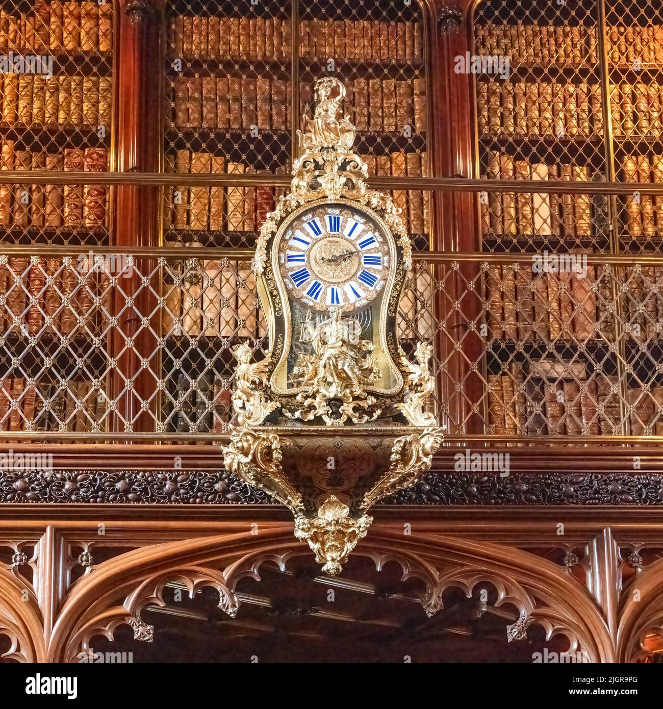Arundel Castle Library Stock Photo