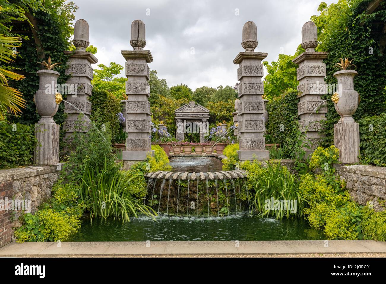 The gardens at arundel Castle, West Sussex Stock Photo Alamy