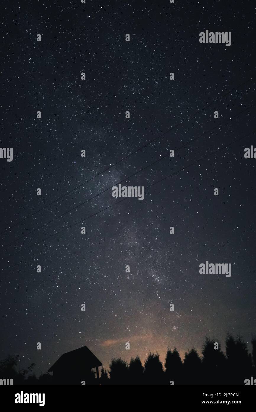 Night shot starry sky hi-res stock photography and images - Alamy