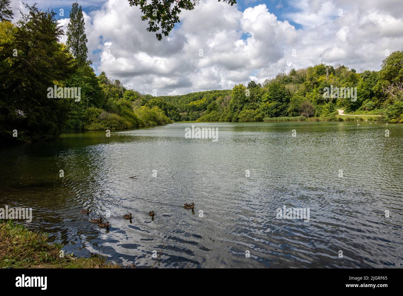 Swanbourne Lake, Arundel, West Sussex Stock Photo