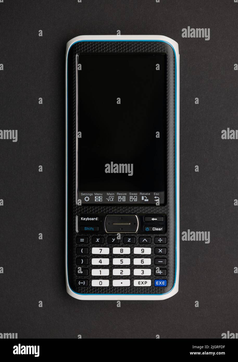 Graphic Calculator on a dark background. Highly capable Graphic