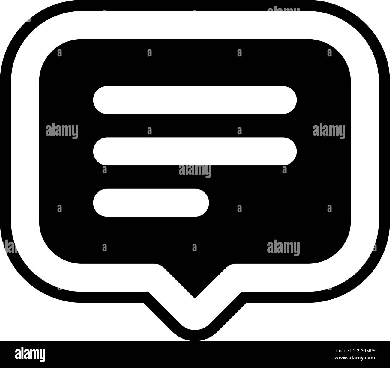 Application interface message icon Stock Vector Image & Art - Alamy
