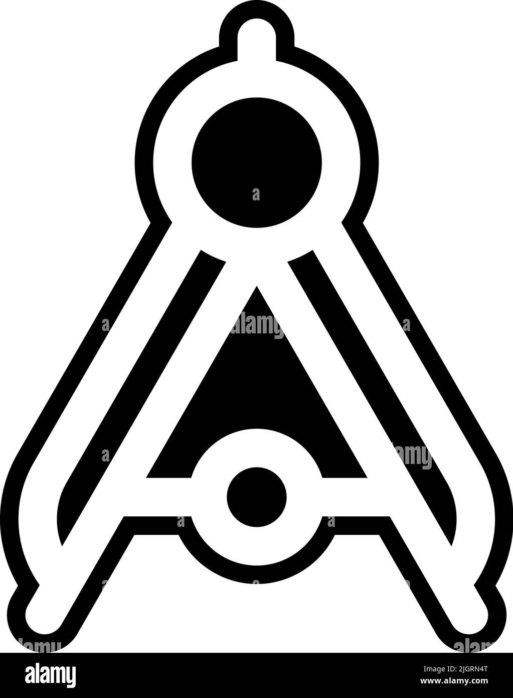 Back to school compass icon Stock Vector Image & Art - Alamy