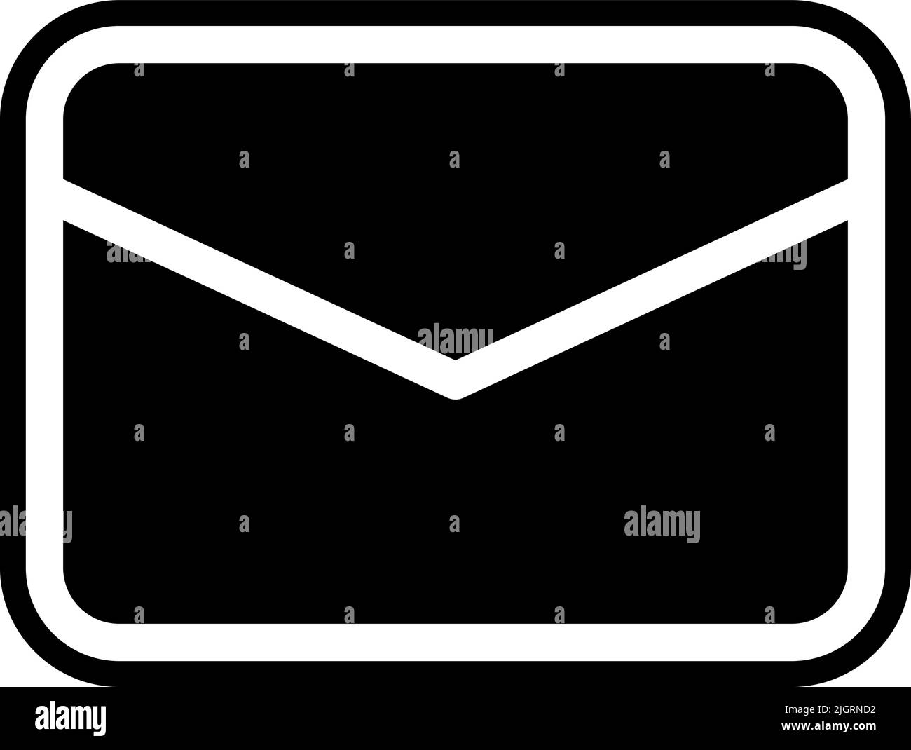 Basic user interface message icon Stock Vector Image & Art - Alamy