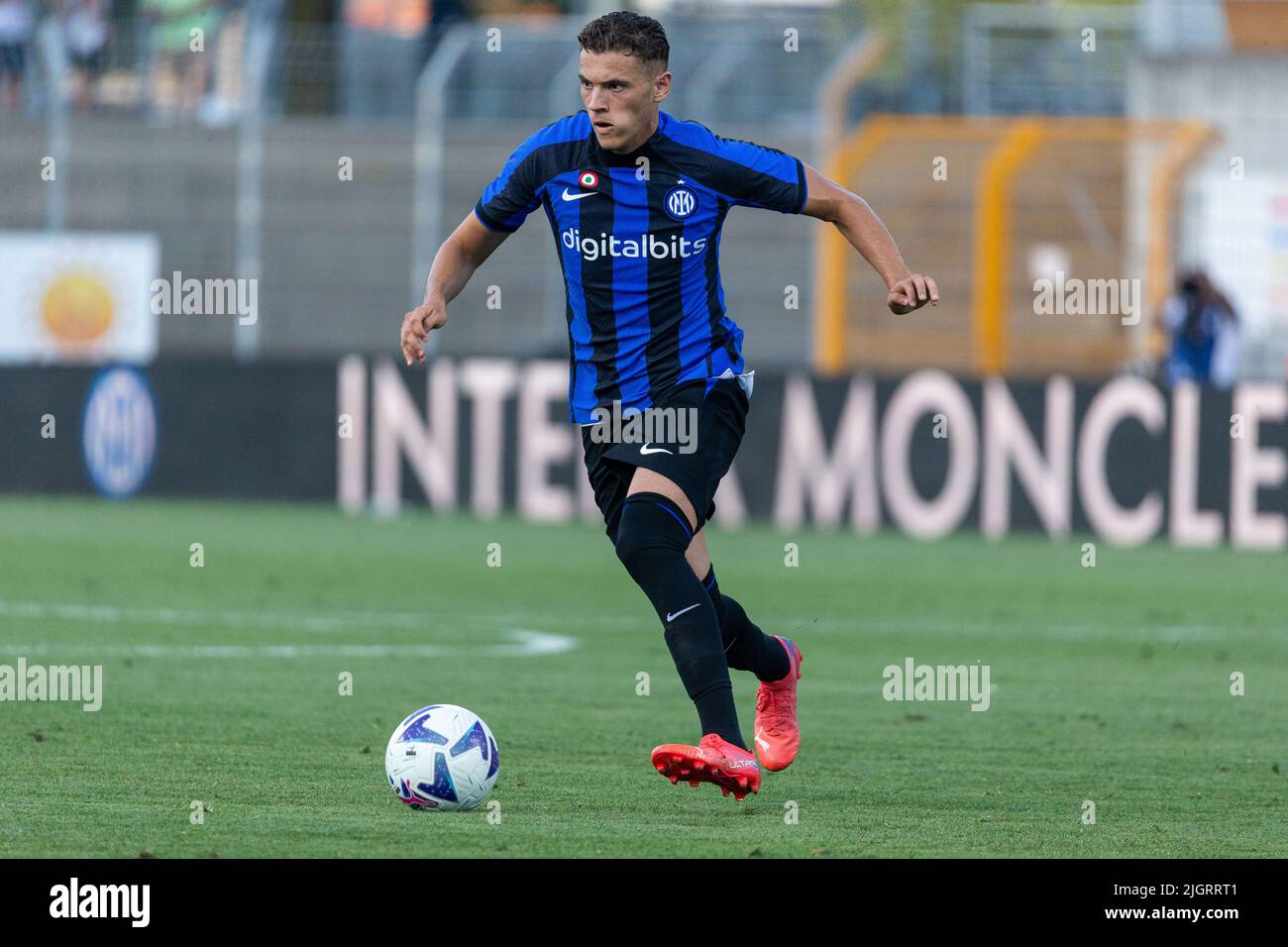 Lugano, Switzerland. 12 July 2022. Joaquin Correa of FC Internazionale in  action during the pre-season friendly football match between FC Lugano and  FC Internazionale. FC Internazionale won 4-1 over FC Lugano. Credit