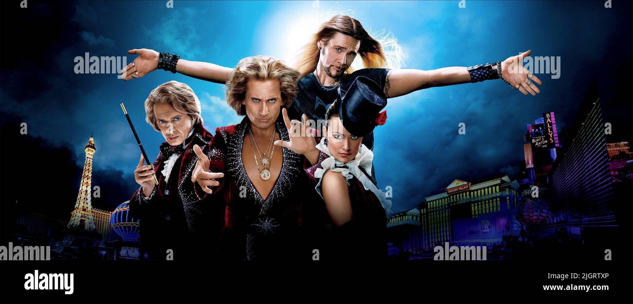 BUSCEMI,CARELL,CARREY,WILDE, THE INCREDIBLE BURT WONDERSTONE, 2013 Stock Photo