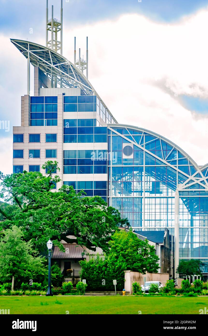 Government Plaza is pictured, July 10, 2022, in Mobile, Alabama. The