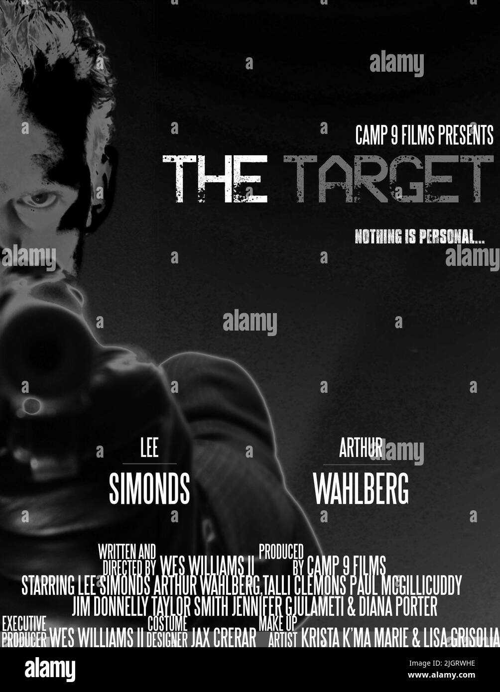 MOVIE POSTER, THE TARGET, 2013 Stock Photo