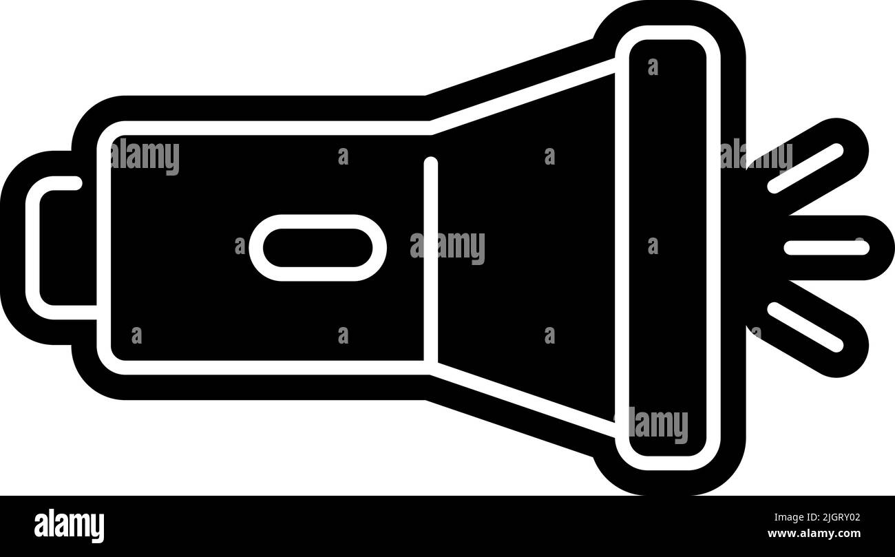 Electronic equipment flashlight icon Stock Vector Image & Art - Alamy