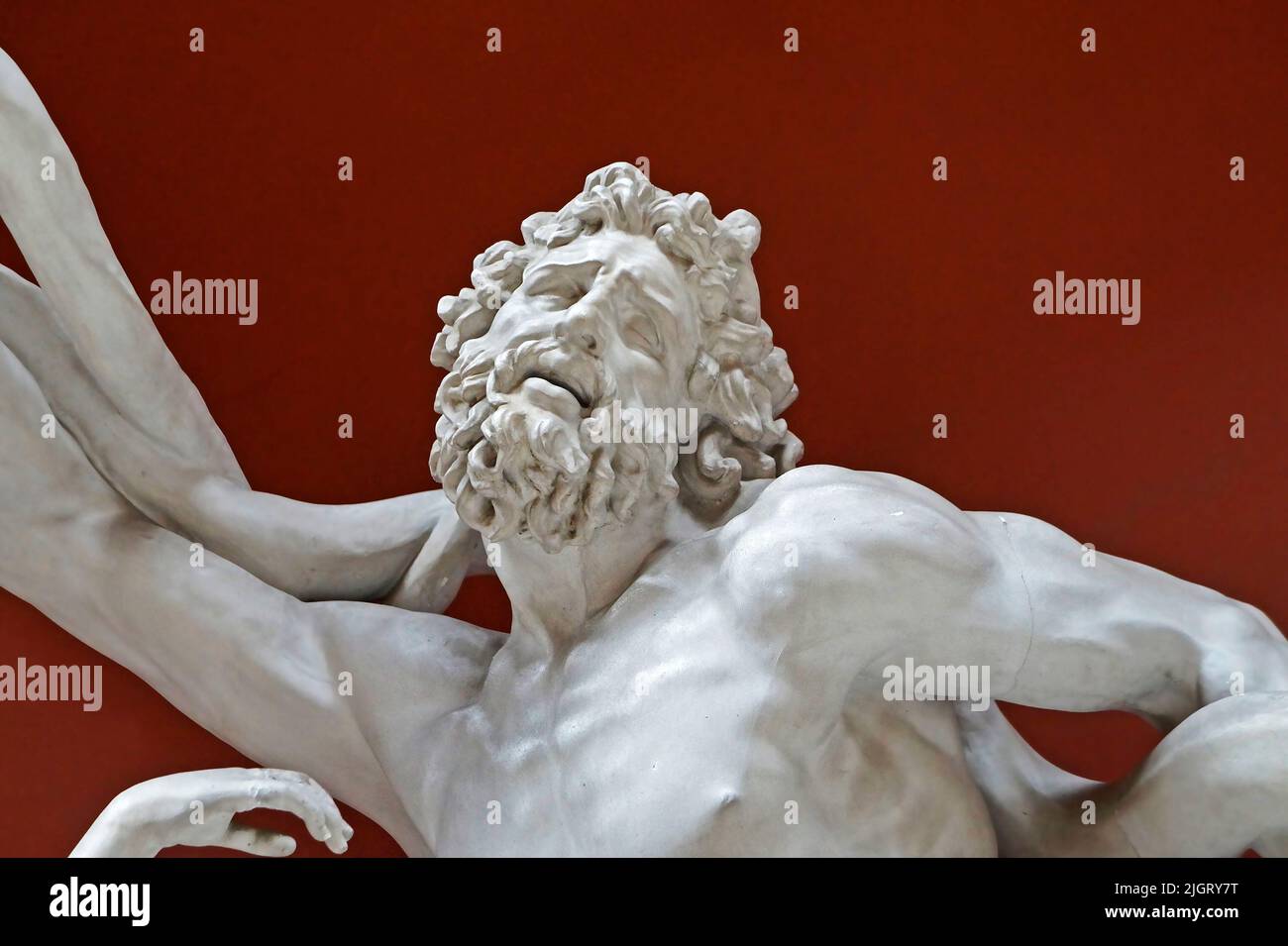 RIO DE JANEIRO, BRAZIL - JULY 22, 2017: Sculpture detail in Rio Museum of Fine Arts. Unknown author: Laocoön and His Sons. Circa 42-20 B.C. Stock Photo