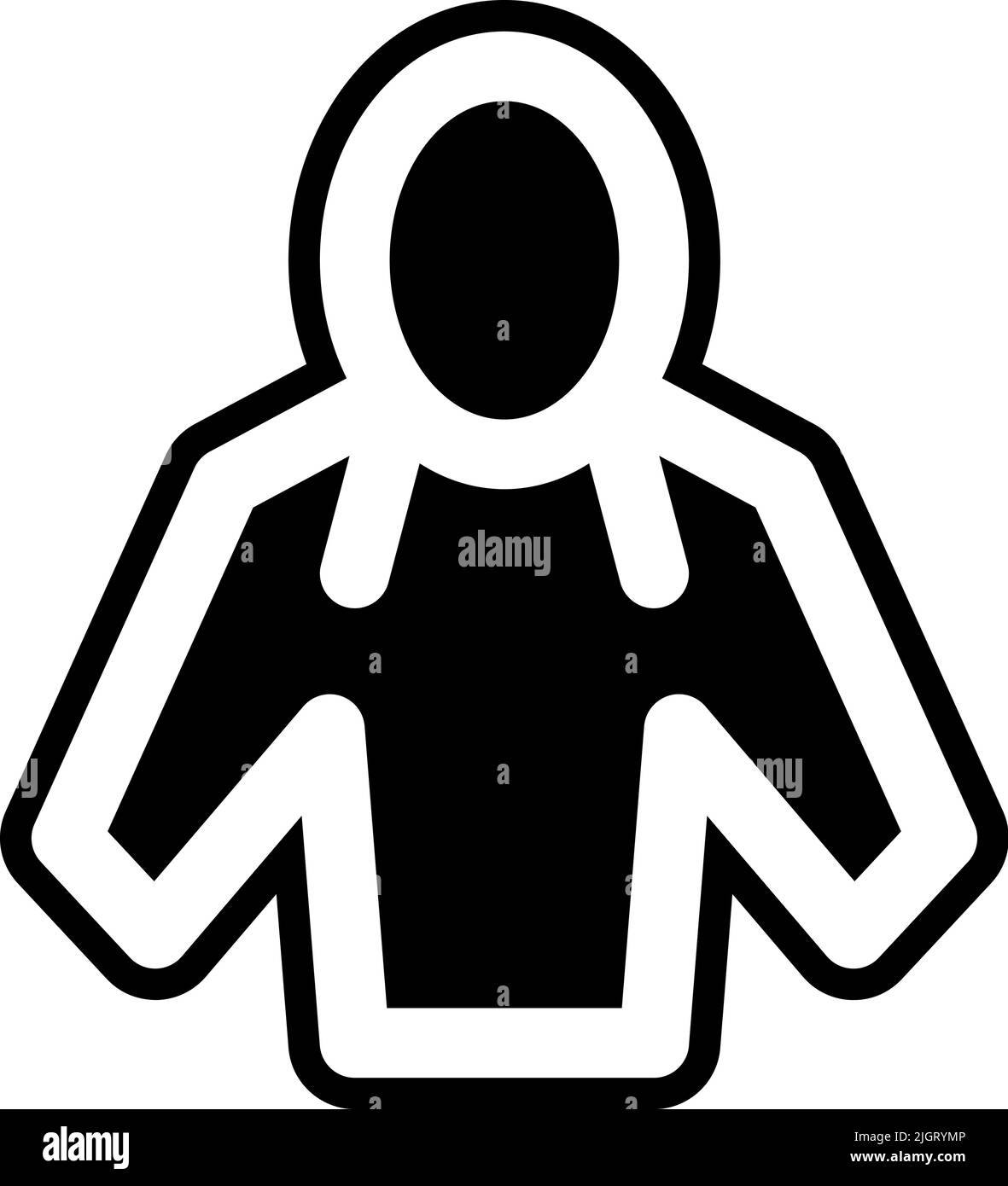 Icon Black Cotton Hoodie main image 0