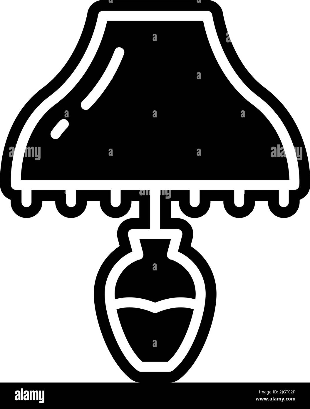 Furniture table lamp icon Stock Vector Image & Art Alamy