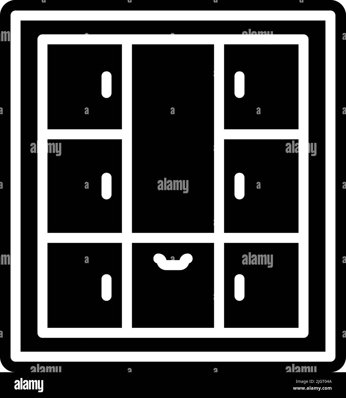 Furniture cabinet icon Stock Vector Image & Art - Alamy
