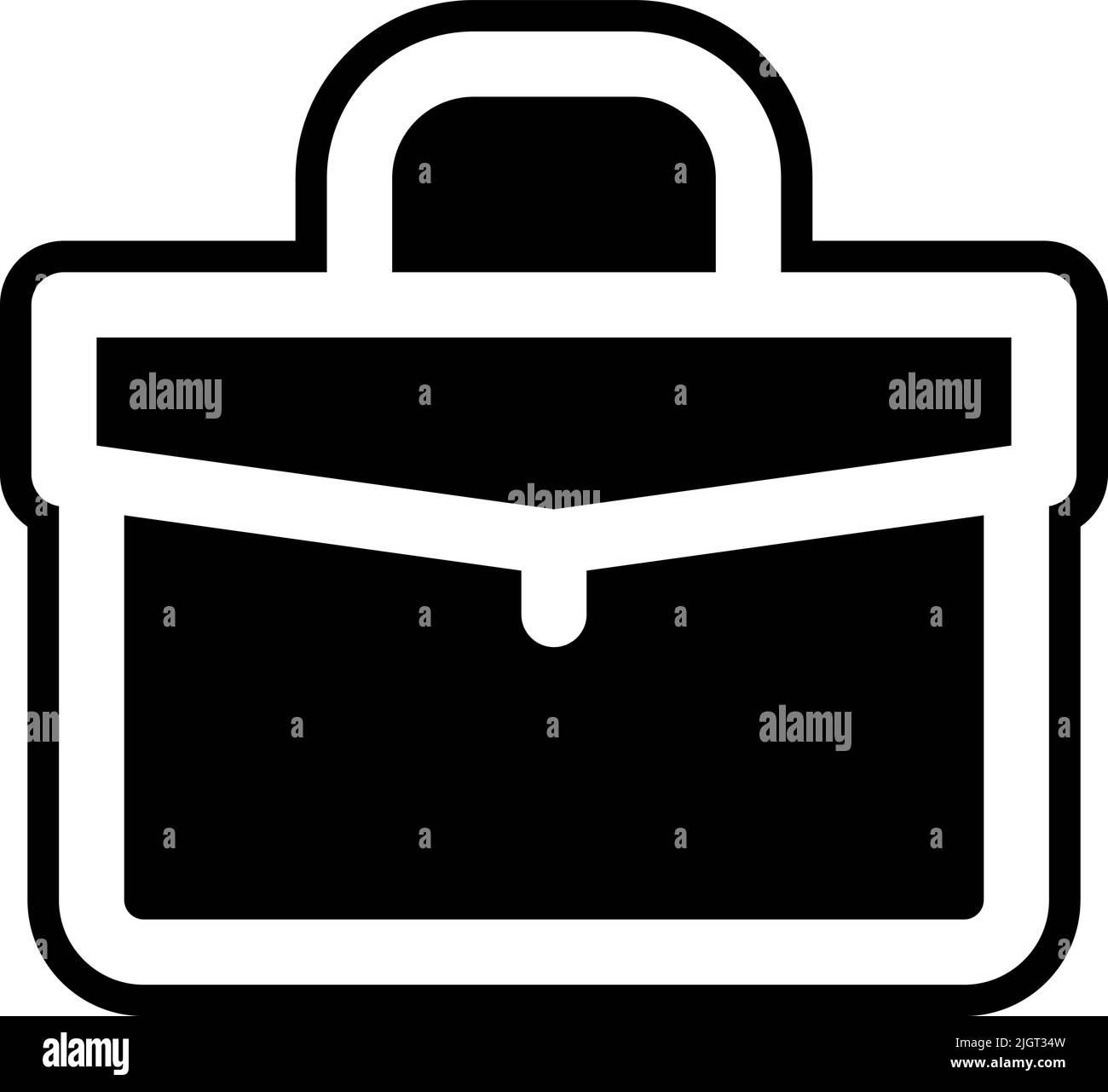 Office material briefcase icon . Stock Vector