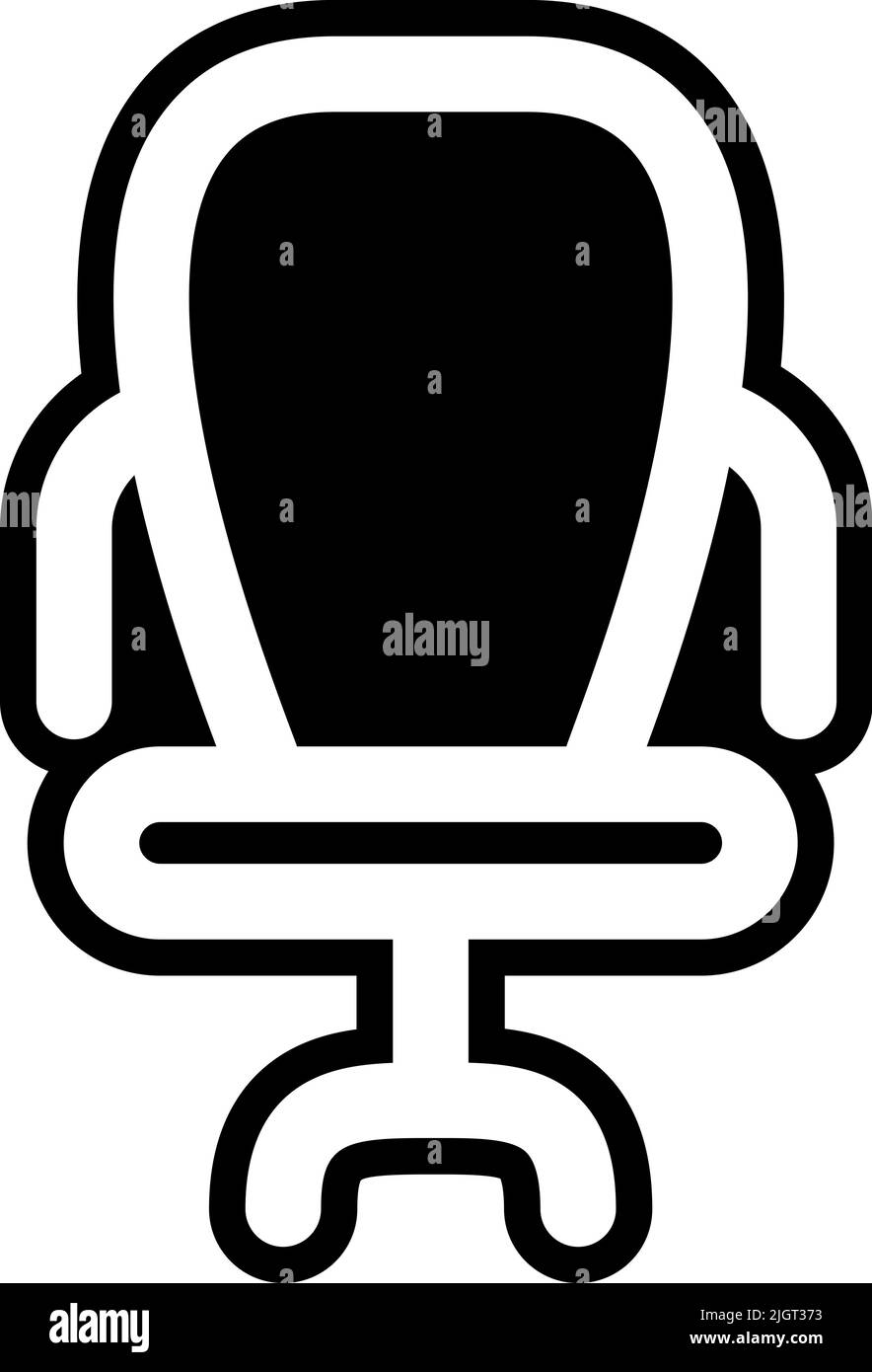Office Material Chair Icon Stock Vector Image Art Alamy