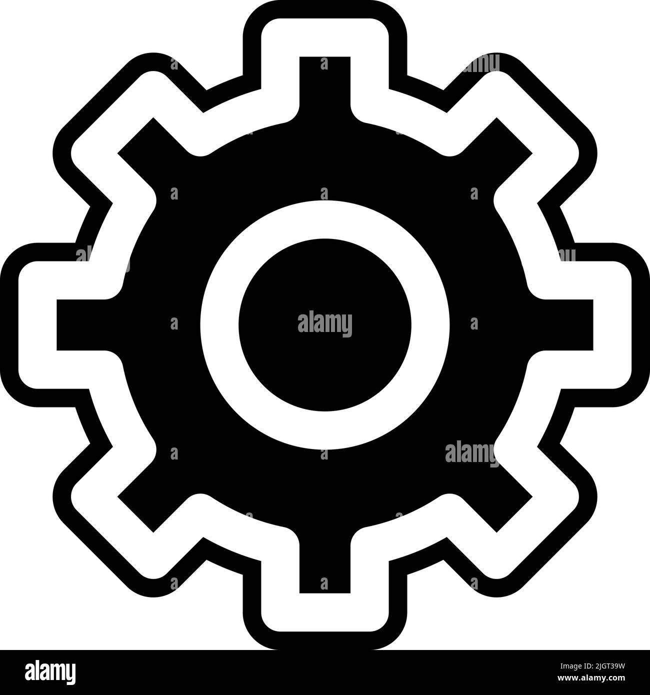 Office material gear icon Stock Vector Image & Art Alamy