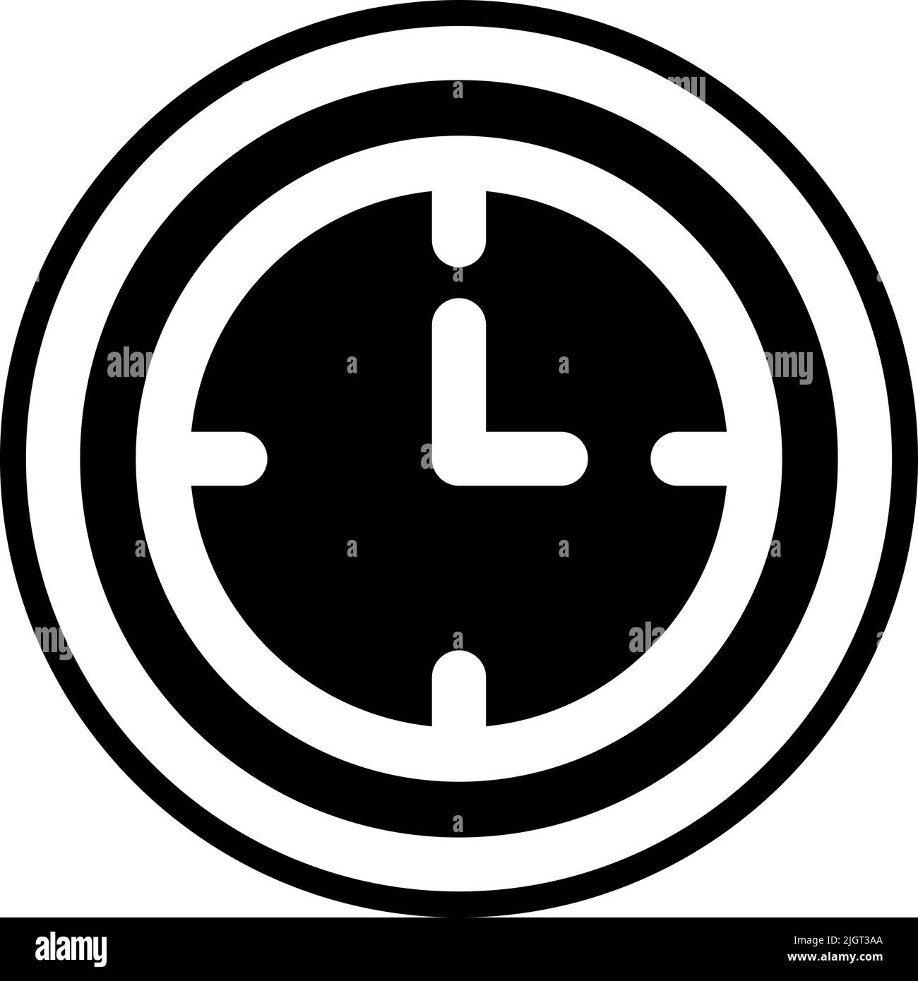 Office material wall clock icon Stock Vector Image & Art - Alamy