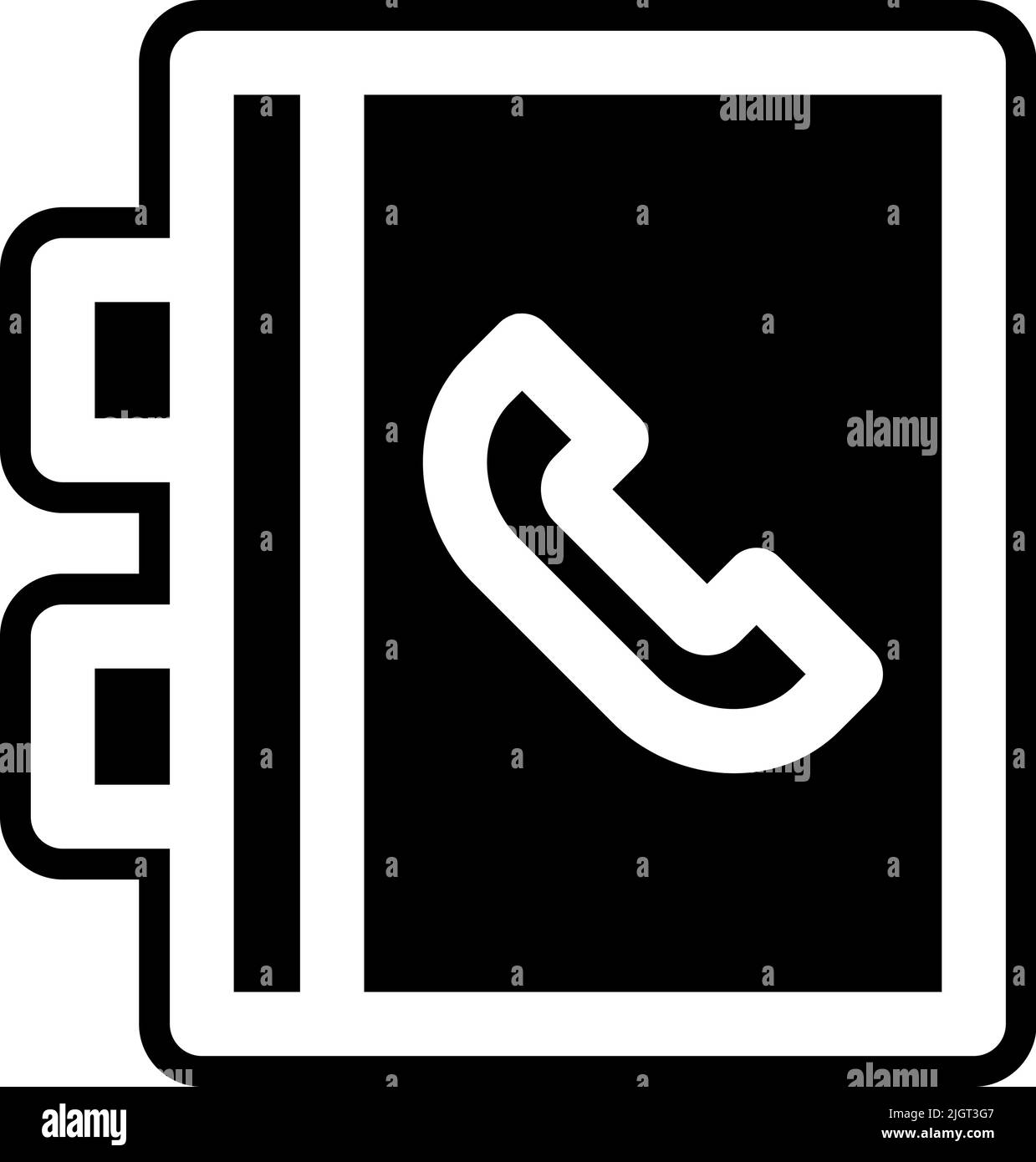 Office material phone book icon Stock Vector Image & Art Alamy