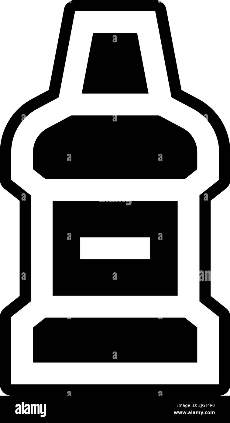 Line mouthwash icon Black and White Stock Photos & Images - Alamy