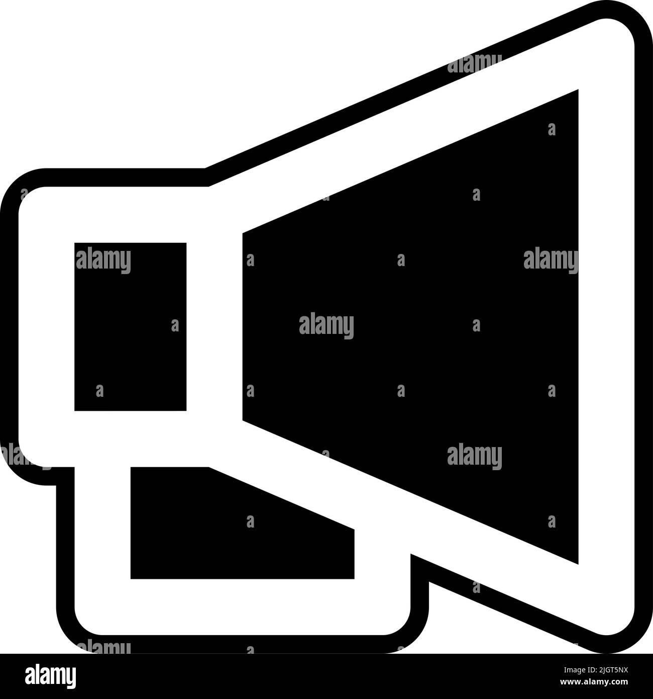 Set of megaphones hi-res stock photography and images - Alamy