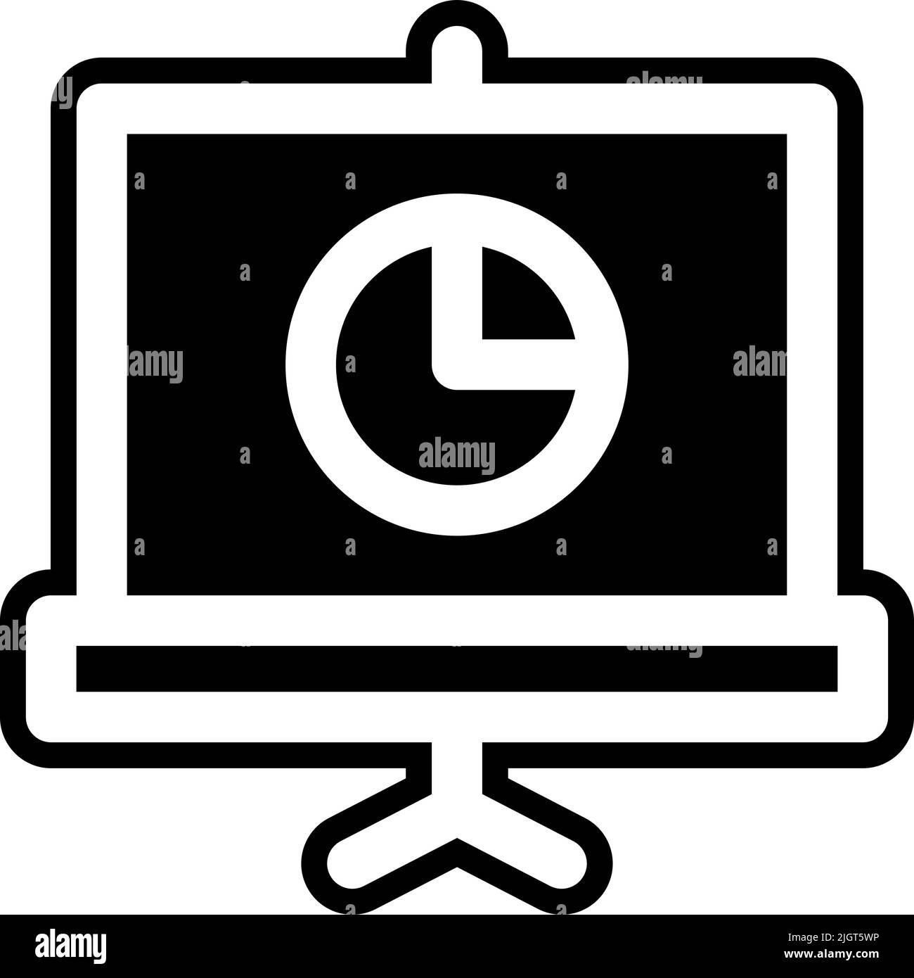 Web development pie chart icon Stock Vector Image & Art - Alamy