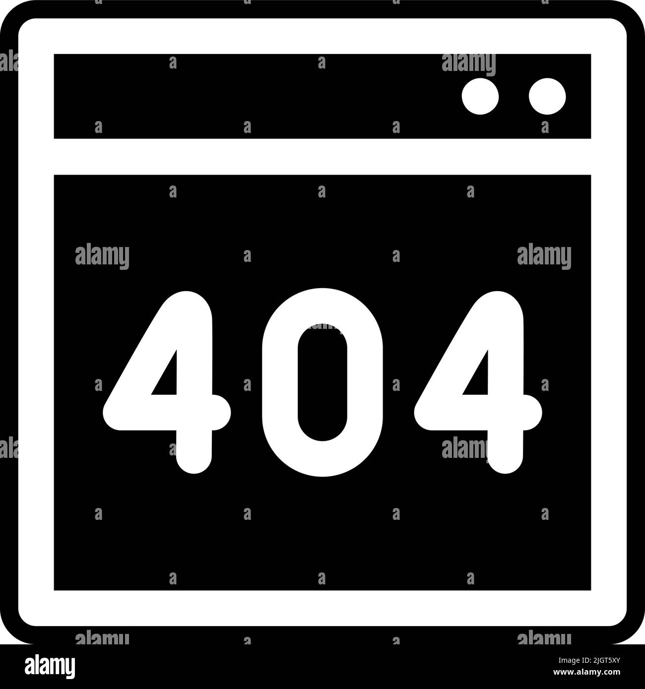 Web development error icon . Stock Vector